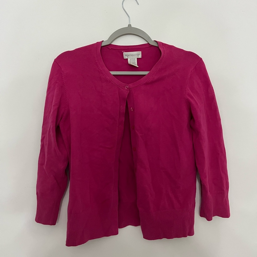 Hot Pink Cardigan